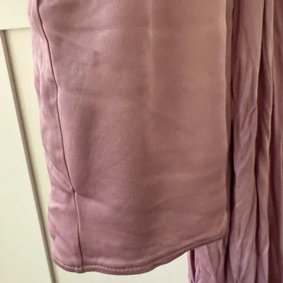 Helsa Slinky Jersey Sarong Maxi Dress In Elderberry - Picture 14 of 15